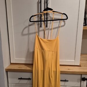 💙Ardene - Light Orange Spaghetti Strap Maxi Dress